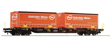 Roco 77344 - H0 - Containertragwagen, Sgnss, ÖBB, Ep. VI
